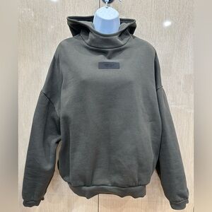 FEAR OF GOD ESSENTIALS Hoodie Sweatshirt Ink Charcoal Color Size M